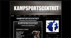 Desktop Screenshot of kampsportscentret.com